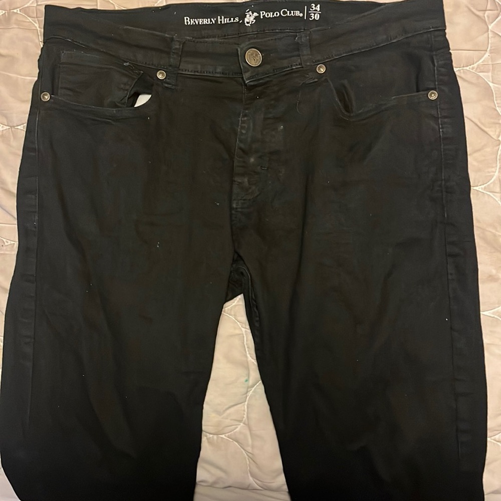 Black pants size 34/30 brand Beverly Hills polo club